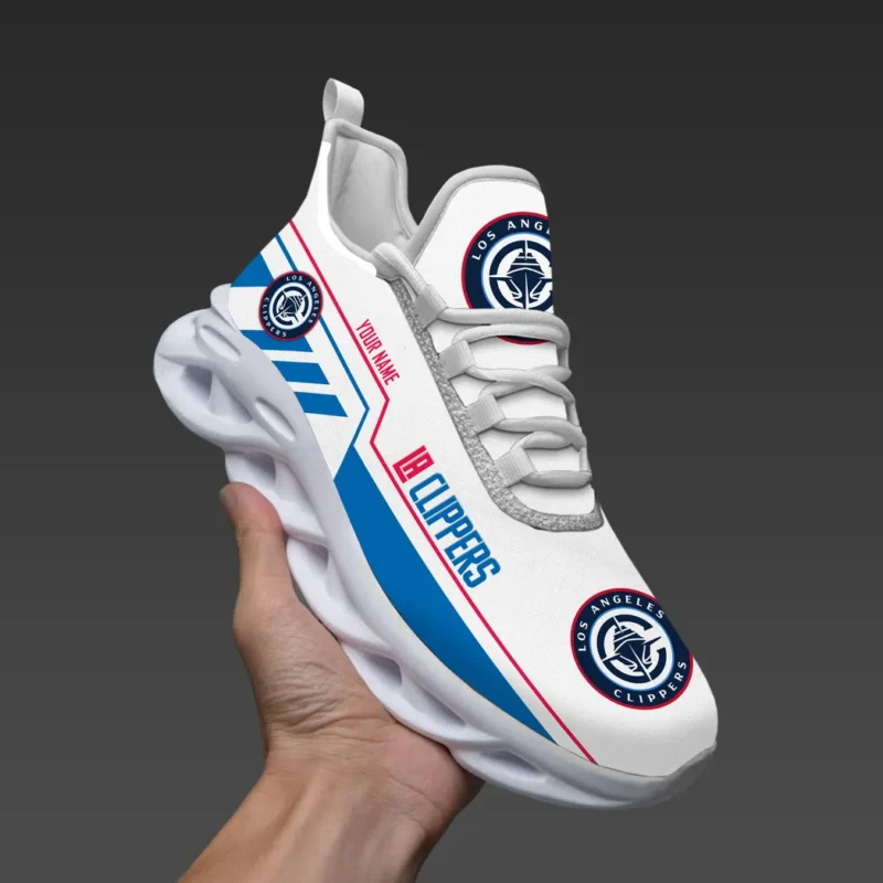 Max Soul Shoes, Exclusive Logo Sneakers For Fans Basketball PTS000NBA081525LAC1 - White - Image 3