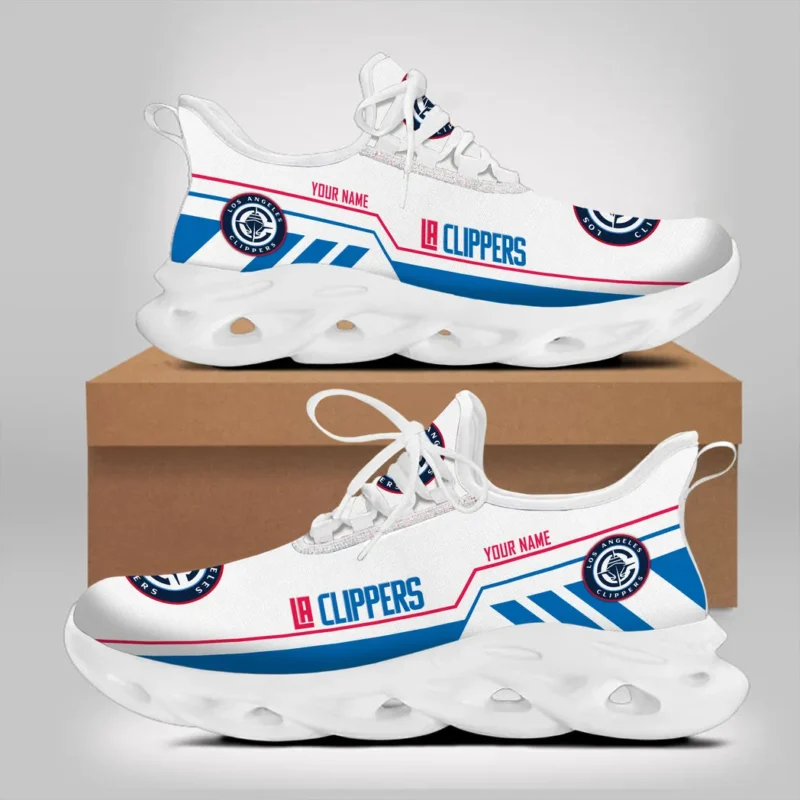 Max Soul Shoes, Exclusive Logo Sneakers For Fans Basketball PTS000NBA081525LAC1 - White