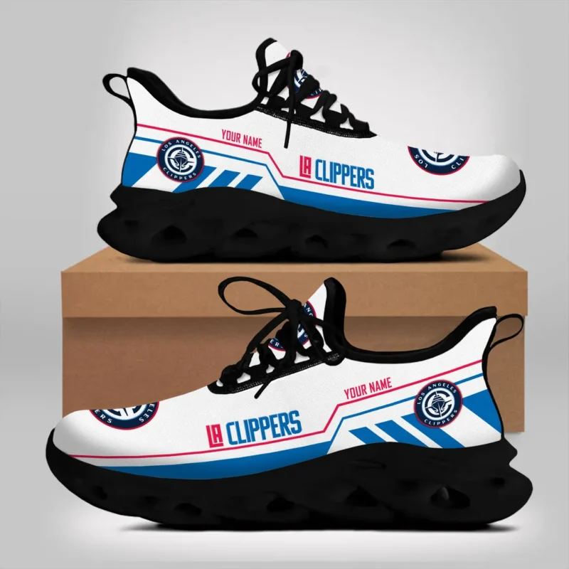 Max Soul Shoes, Exclusive Logo Sneakers For Fans Basketball PTS000NBA081525LAC1 - Black