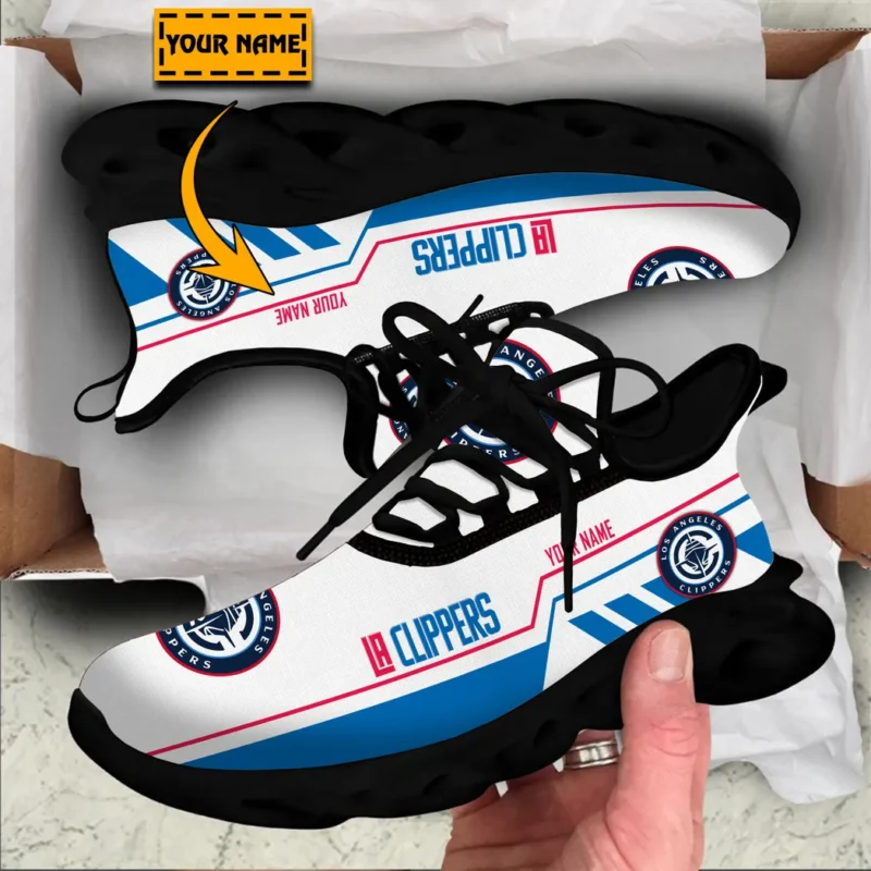 Max Soul Shoes, Exclusive Logo Sneakers For Fans Basketball PTS000NBA081525LAC1 - Black - Image 2