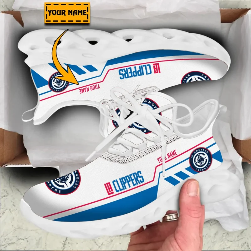 Max Soul Shoes, Exclusive Logo Sneakers For Fans Basketball PTS000NBA081525LAC1 - White - Image 2