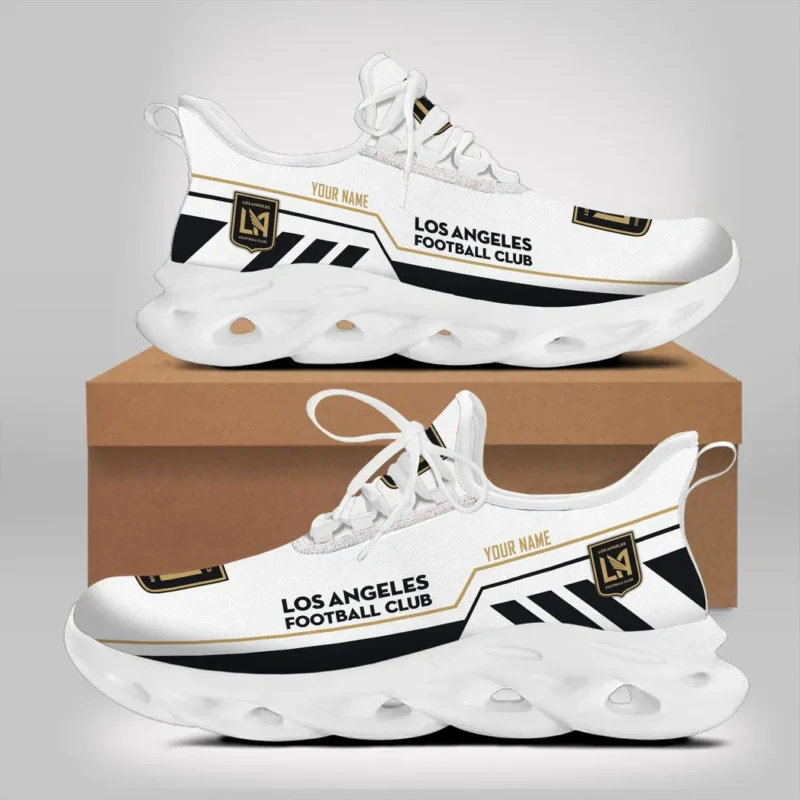 Soccer Club Max Soul Shoes, Exclusive Logo Sneakers For Fans PTS000MLS082025LAFC1 - White