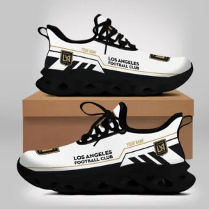 Soccer Club Max Soul Shoes, Exclusive Logo Sneakers For Fans PTS000MLS082025LAFC1 - Black