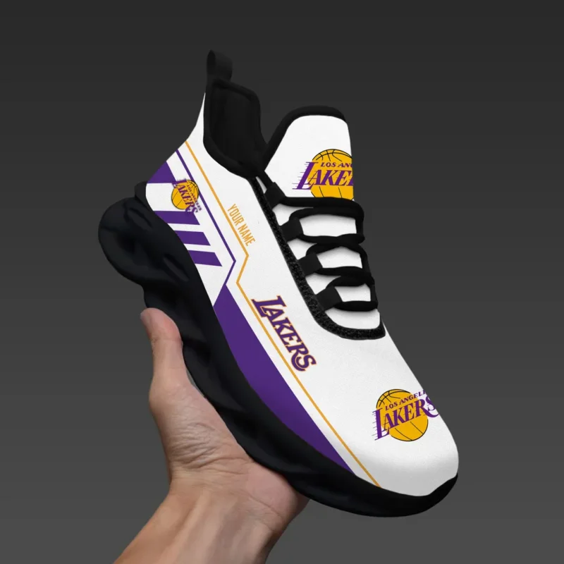 Max Soul Shoes, Exclusive Logo Sneakers For Fans Basketball PTS000NBA081525LAL1 - Black - Image 3