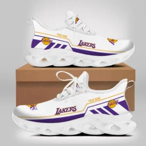 Max Soul Shoes, Exclusive Logo Sneakers For Fans Basketball PTS000NBA081525LAL1 - White