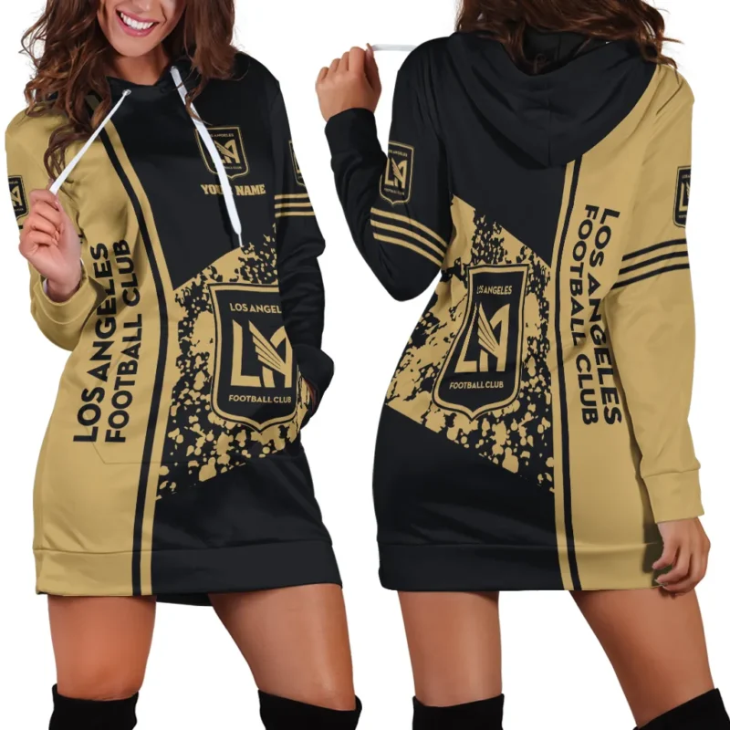 Hoodie Dress For Women, Exclusive Logo Hoodie For Fans Soccer PTHDD000MLS082125LAFC1