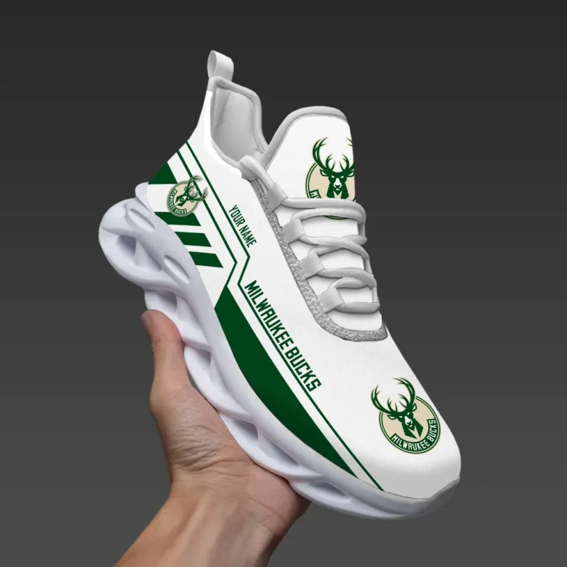 Max Soul Shoes, Exclusive Logo Sneakers For Fans Basketball PTS000NBA081525MB1 - White - Image 3