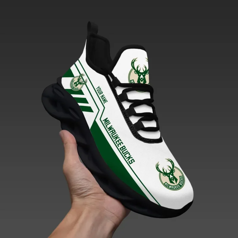 Max Soul Shoes, Exclusive Logo Sneakers For Fans Basketball PTS000NBA081525MB1 - Black - Image 3