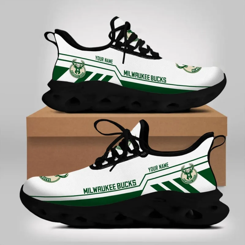 Max Soul Shoes, Exclusive Logo Sneakers For Fans Basketball PTS000NBA081525MB1 - Black