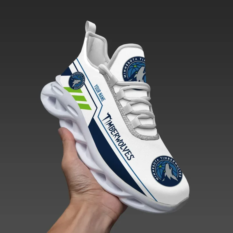 Max Soul Shoes, Exclusive Logo Sneakers For Fans Basketball PTS000NBA081525MT1 - White - Image 3