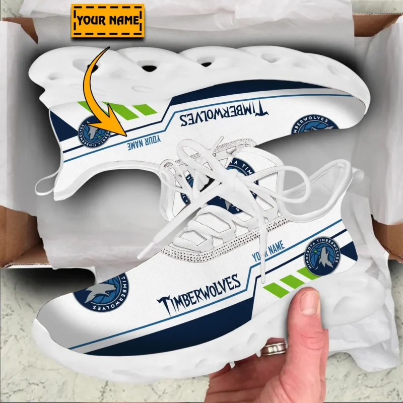 Max Soul Shoes, Exclusive Logo Sneakers For Fans Basketball PTS000NBA081525MT1 - White - Image 2