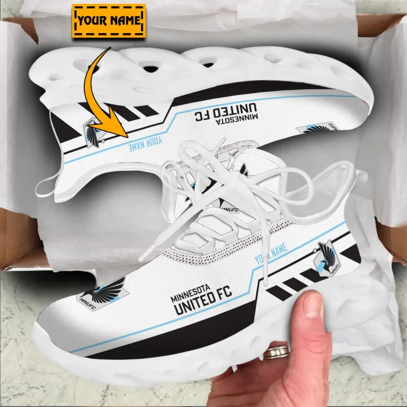 Soccer Team Max Soul Shoes, Exclusive Logo Sneakers For Fans PTS000MLS082025MUFC1 - White - Image 2