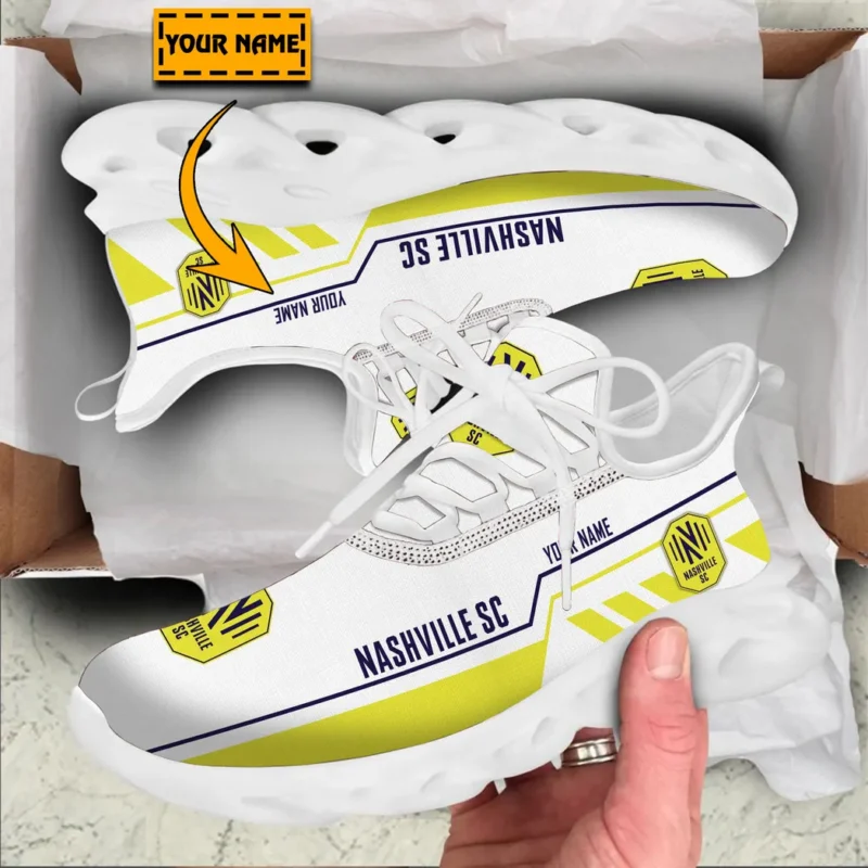 Soccer Team Max Soul Shoes, Exclusive Logo Sneakers For Fans PTS000MLS082025NSC1 - White - Image 2