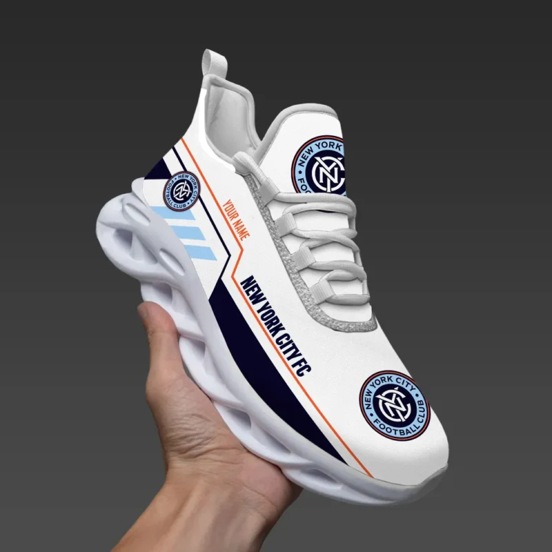 Soccer Team Max Soul Shoes, Exclusive Logo Sneakers For Fans PTS000MLS082025NYCFC1 - White - Image 3
