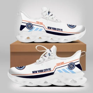 Soccer Team Max Soul Shoes, Exclusive Logo Sneakers For Fans PTS000MLS082025NYCFC1 - White