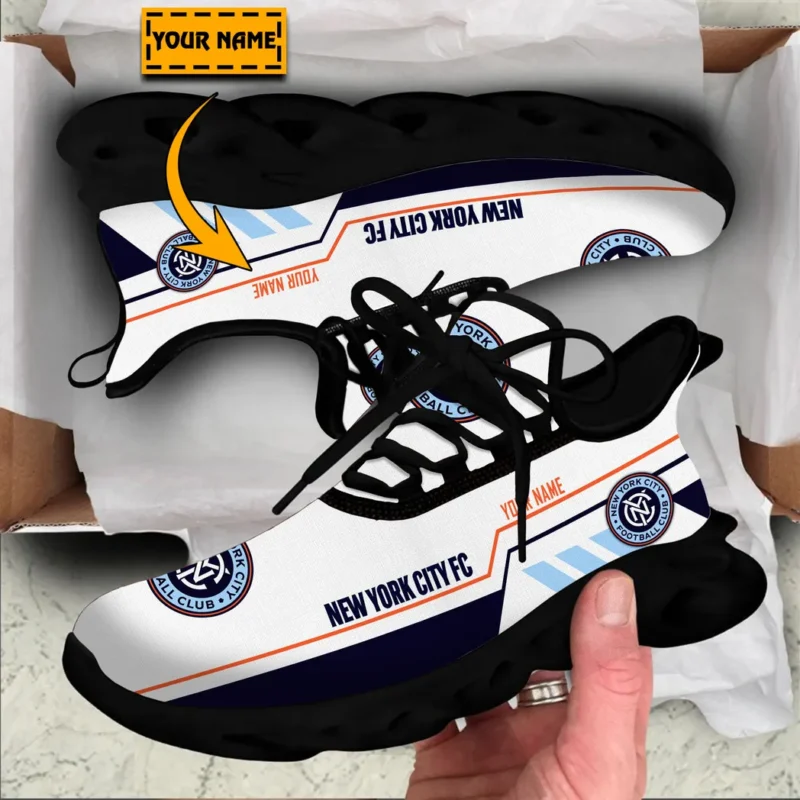 Soccer Team Max Soul Shoes, Exclusive Logo Sneakers For Fans PTS000MLS082025NYCFC1 - Black - Image 2