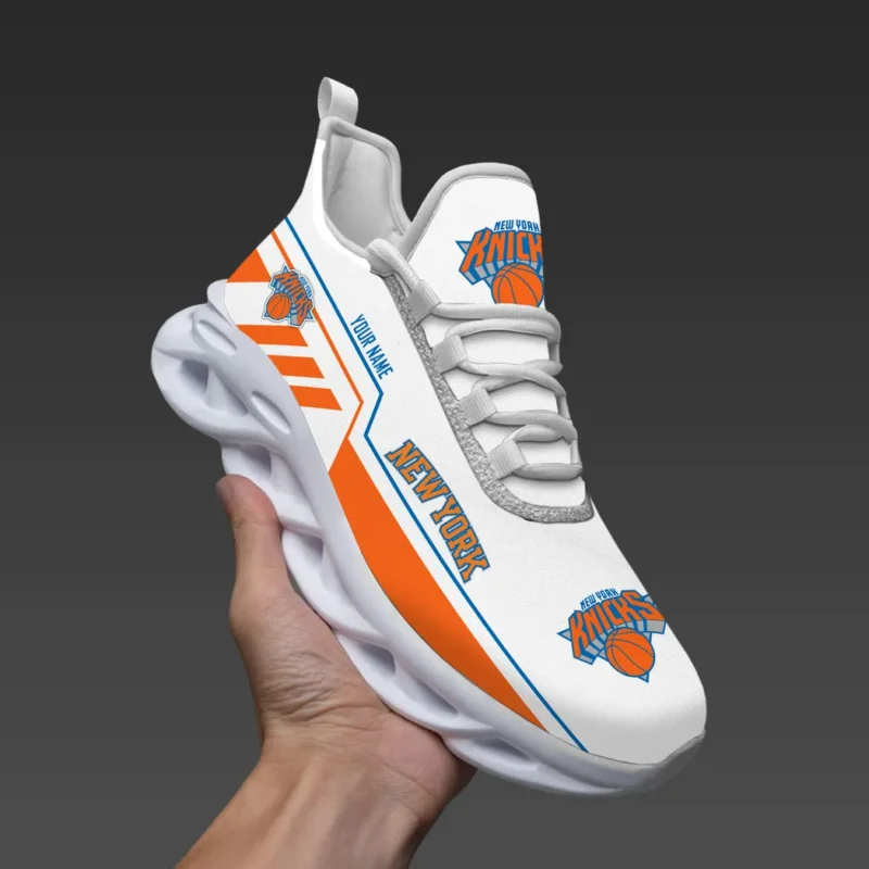 Max Soul Shoes, Exclusive Logo Sneakers For Fans Basketball PTS000NBA081525NYK1 - White - Image 3