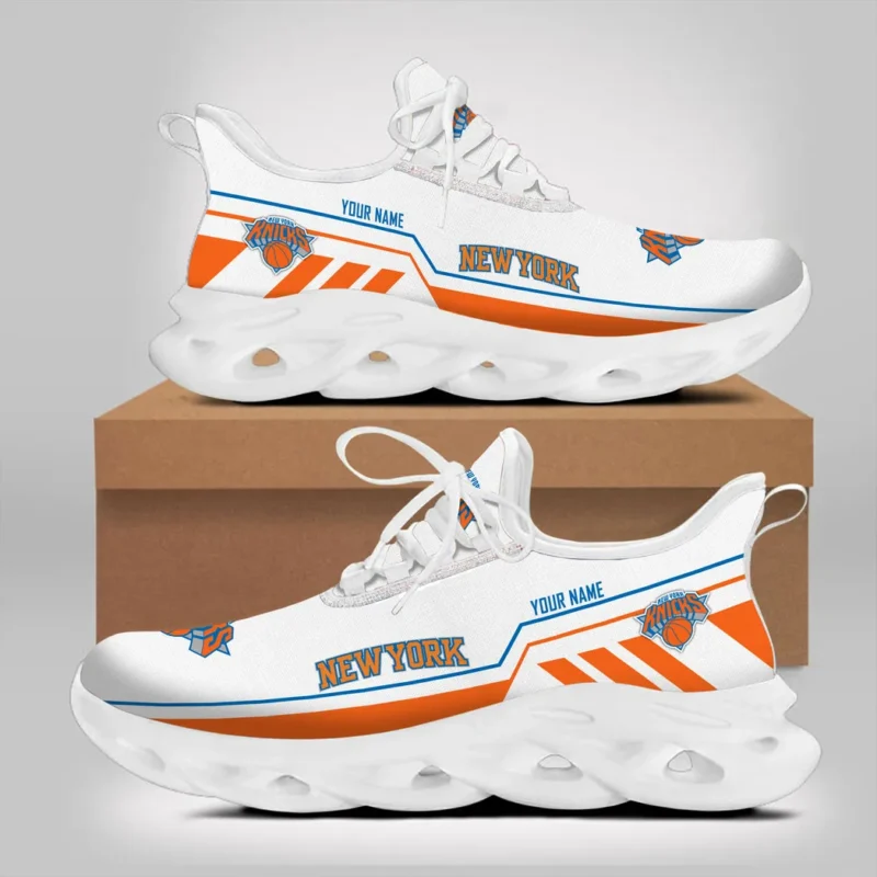 Max Soul Shoes, Exclusive Logo Sneakers For Fans Basketball PTS000NBA081525NYK1 - White