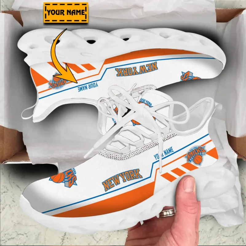 Max Soul Shoes, Exclusive Logo Sneakers For Fans Basketball PTS000NBA081525NYK1 - White - Image 2