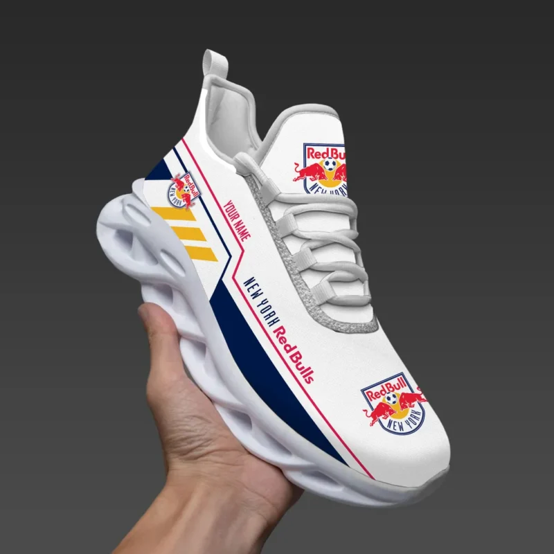 Soccer Club Max Soul Shoes, Exclusive Logo Sneakers For Fans PTS000MLS082025NYRB1 - White - Image 3