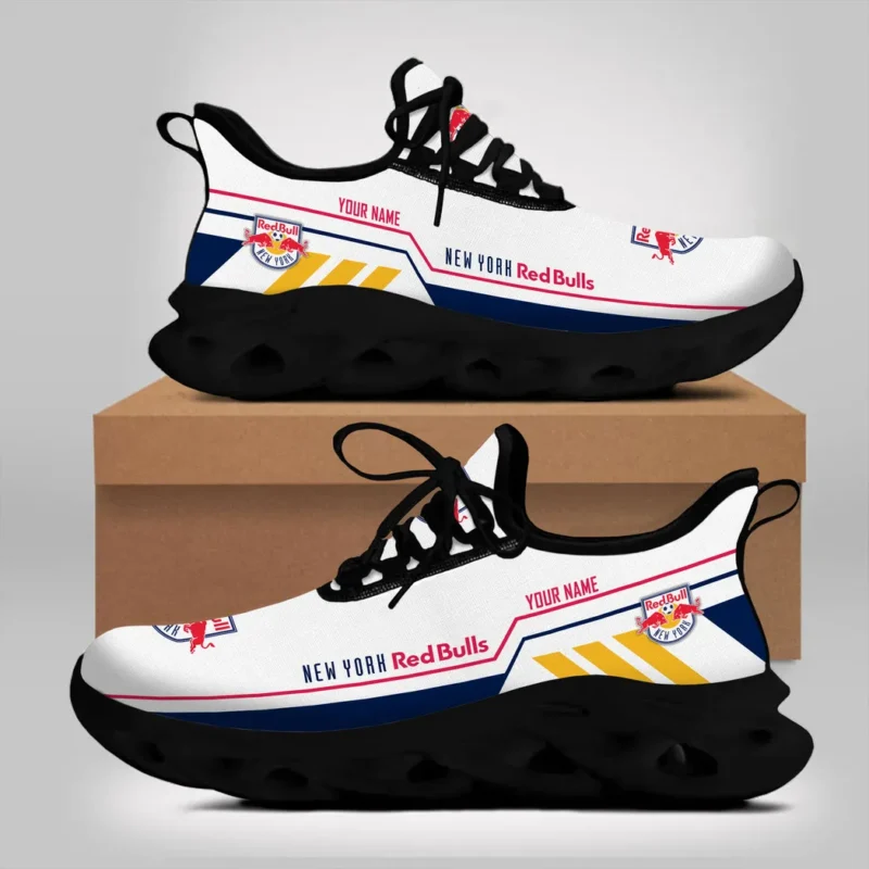 Soccer Club Max Soul Shoes, Exclusive Logo Sneakers For Fans PTS000MLS082025NYRB1 - Black