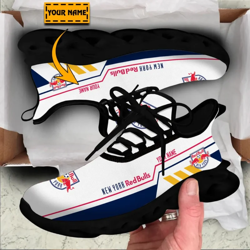 Soccer Club Max Soul Shoes, Exclusive Logo Sneakers For Fans PTS000MLS082025NYRB1 - Black - Image 2