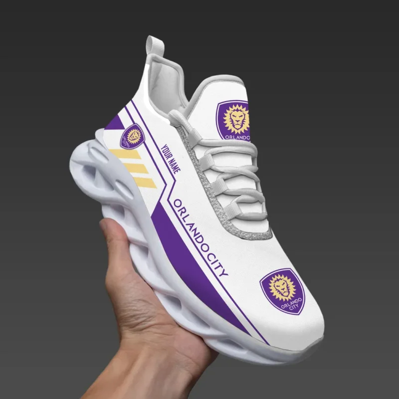 Soccer Club Max Soul Shoes, Exclusive Logo Sneakers For Fans PTS000MLS082025OC1 - White - Image 3