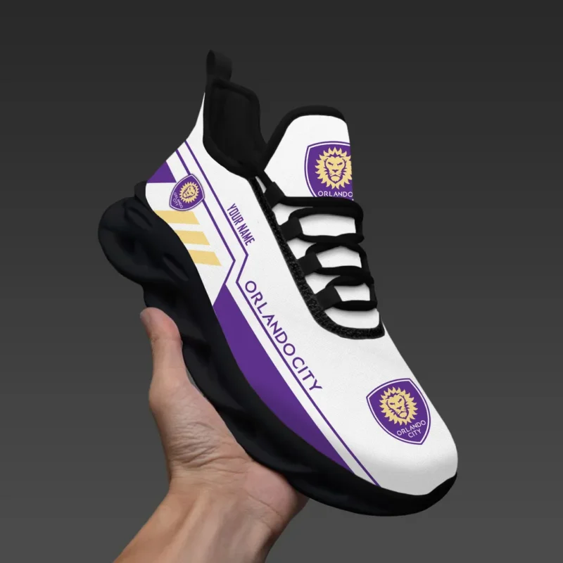 Soccer Club Max Soul Shoes, Exclusive Logo Sneakers For Fans PTS000MLS082025OC1 - Black - Image 3