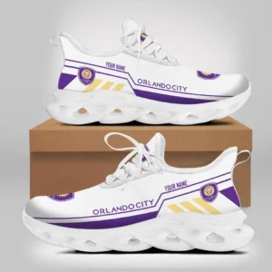 Soccer Club Max Soul Shoes, Exclusive Logo Sneakers For Fans PTS000MLS082025OC1 - White