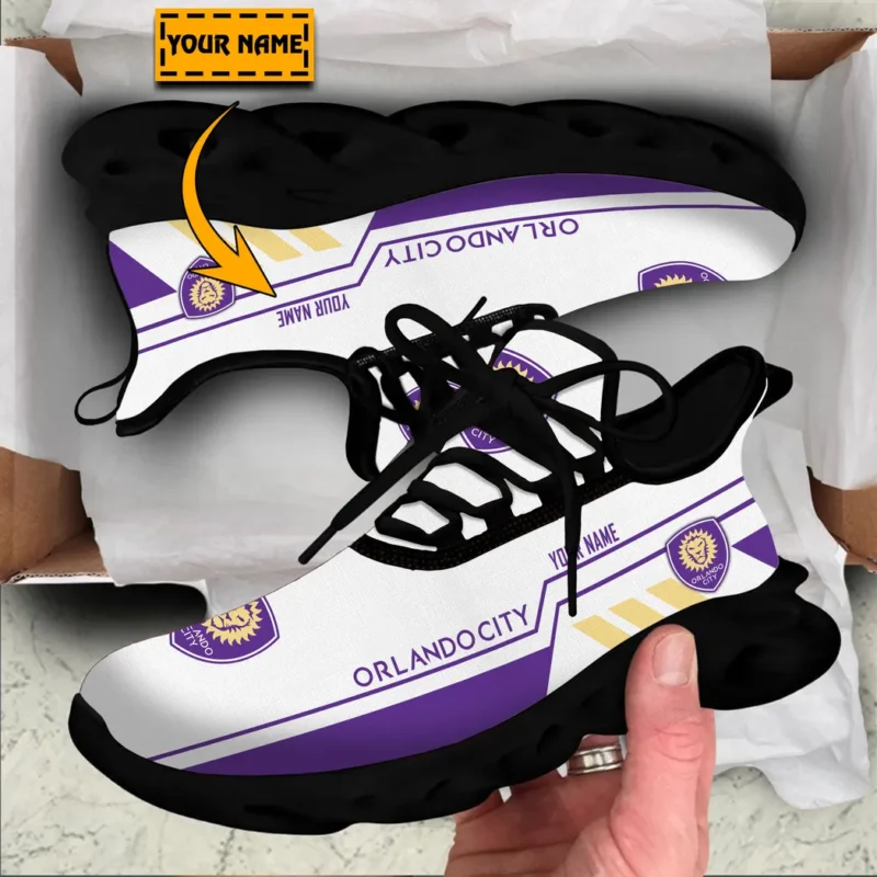 Soccer Club Max Soul Shoes, Exclusive Logo Sneakers For Fans PTS000MLS082025OC1 - Black - Image 2