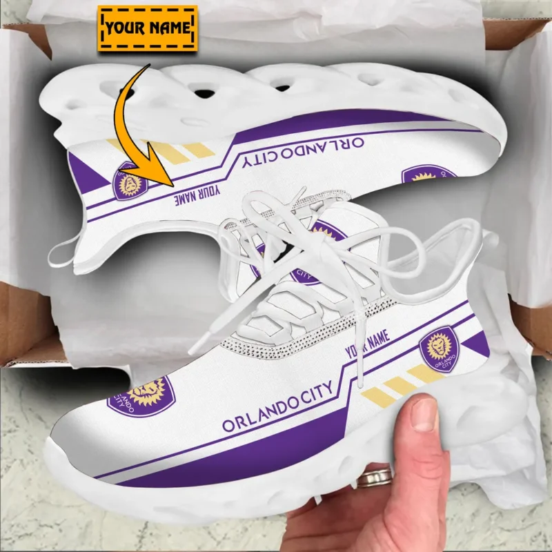 Soccer Club Max Soul Shoes, Exclusive Logo Sneakers For Fans PTS000MLS082025OC1 - White - Image 2