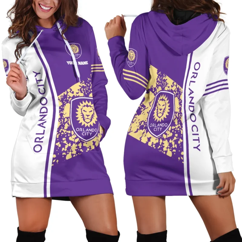 Hoodie Dress For Women, Exclusive Logo Hoodie For Fans Soccer PTHDD000MLS082125OC1