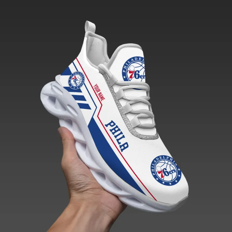 Max Soul Shoes, Exclusive Logo Sneakers For Fans Basketball PTS000NBA081525P76e1 - White - Image 3