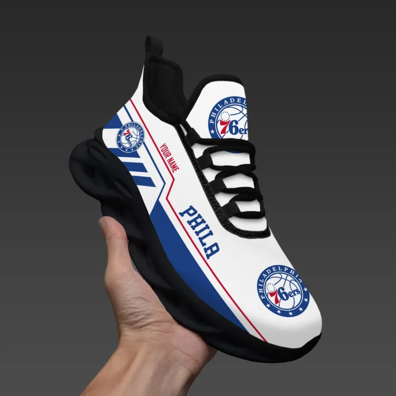 Max Soul Shoes, Exclusive Logo Sneakers For Fans Basketball PTS000NBA081525P76e1 - Black - Image 3