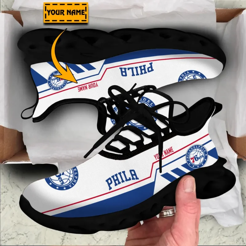 Max Soul Shoes, Exclusive Logo Sneakers For Fans Basketball PTS000NBA081525P76e1 - Black - Image 2