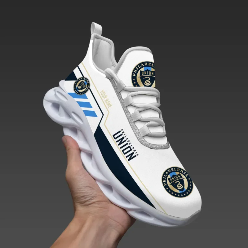 Soccer Club Max Soul Shoes, Exclusive Logo Sneakers For Fans PTS000MLS082025PU1 - White - Image 3