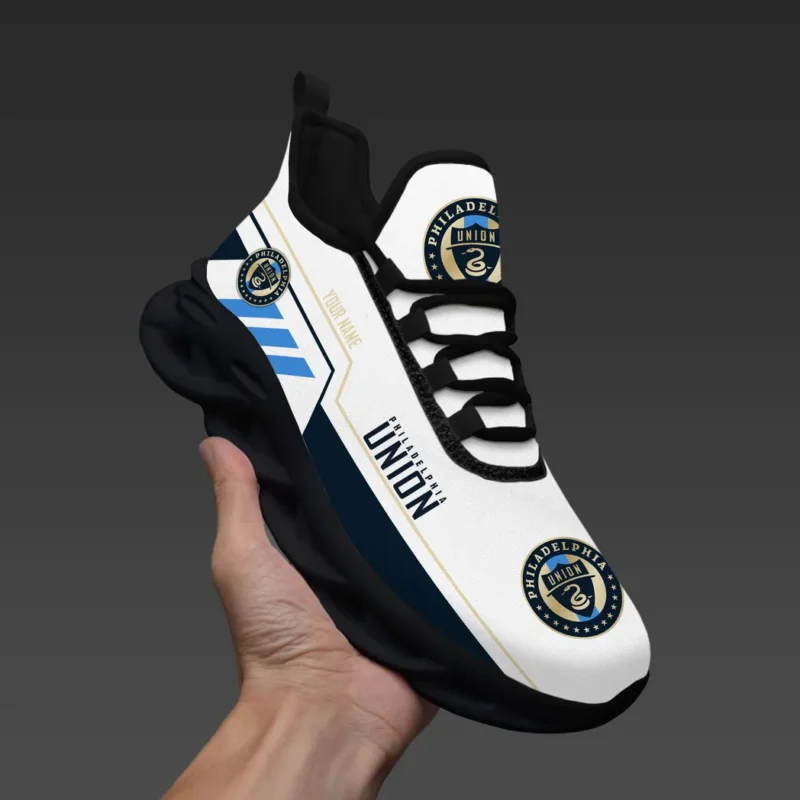 Soccer Club Max Soul Shoes, Exclusive Logo Sneakers For Fans PTS000MLS082025PU1 - Black - Image 3