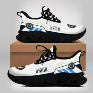 Soccer Club Max Soul Shoes, Exclusive Logo Sneakers For Fans PTS000MLS082025PU1 - Black