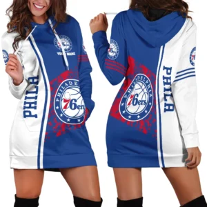 Hoodie Dress For Women, Exclusive Logo Hoodie For Basketball Fans PTHDD000NBA082225P76E1