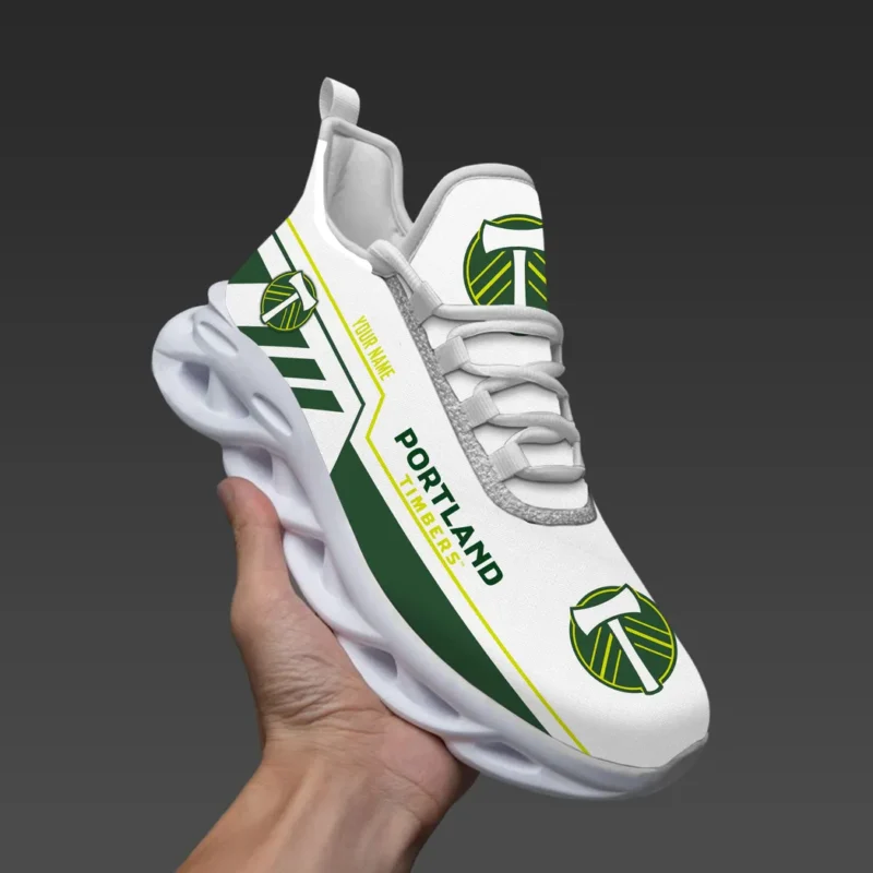 Soccer Club Max Soul Shoes, Exclusive Logo Sneakers For Fans PTS000MLS082025PT1 - White - Image 3