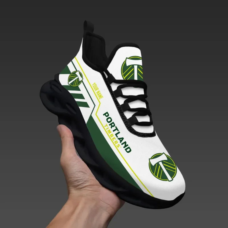 Soccer Club Max Soul Shoes, Exclusive Logo Sneakers For Fans PTS000MLS082025PT1 - Black - Image 3