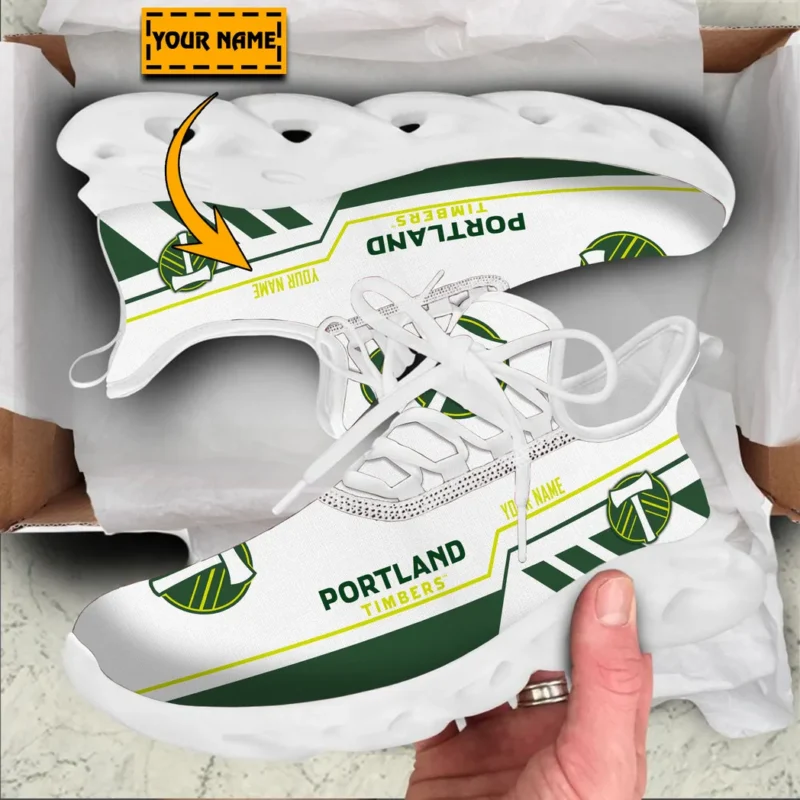 Soccer Club Max Soul Shoes, Exclusive Logo Sneakers For Fans PTS000MLS082025PT1 - White - Image 2