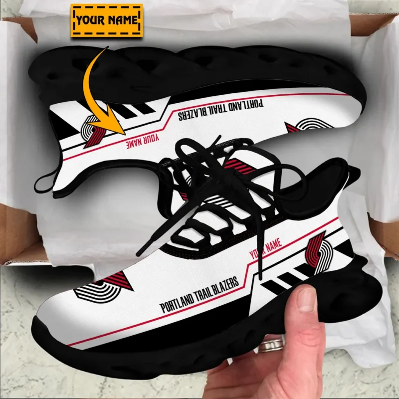Max Soul Shoes, Exclusive Logo Sneakers For Fans Basketball PTS000NBA081525PTB1 - Black - Image 2