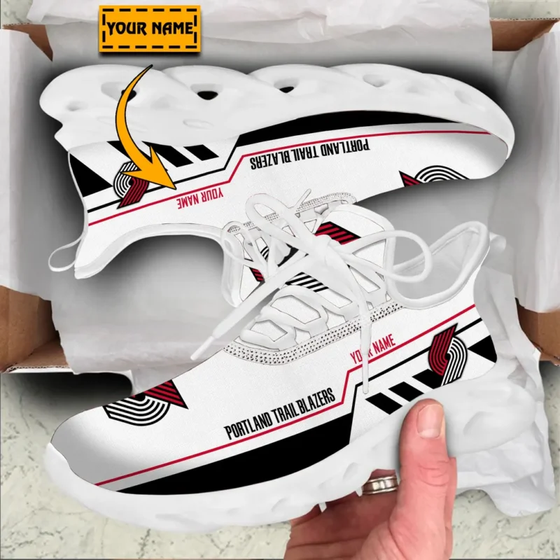 Max Soul Shoes, Exclusive Logo Sneakers For Fans Basketball PTS000NBA081525PTB1 - White - Image 2