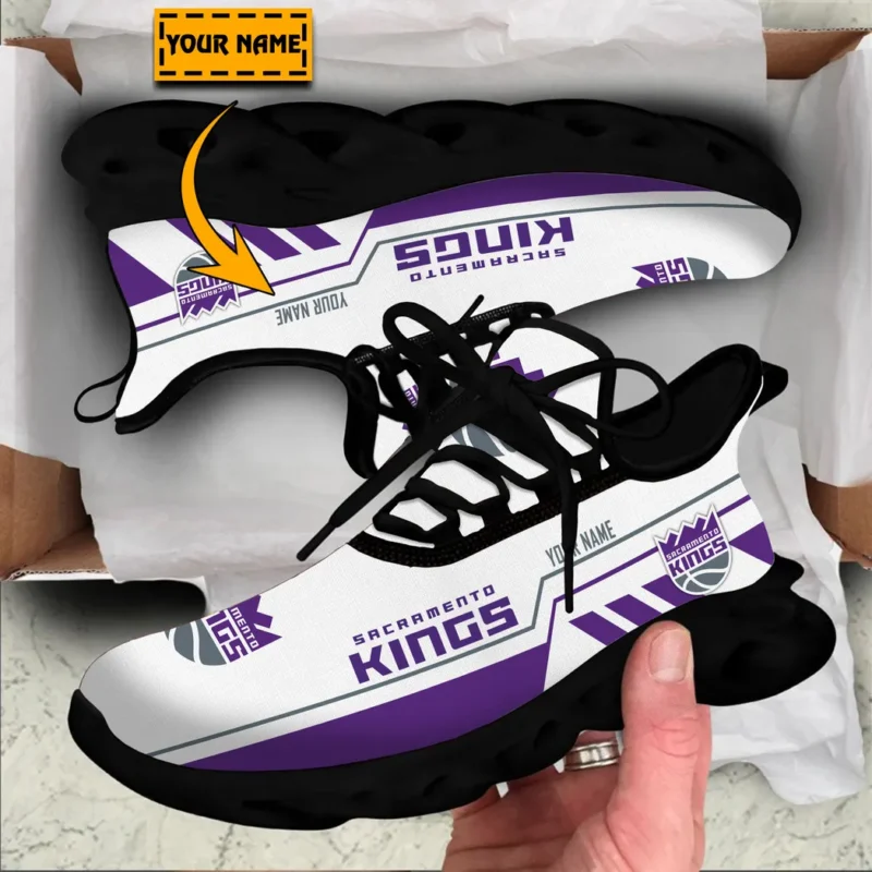 Max Soul Shoes, Exclusive Logo Sneakers For Fans Basketball PTS000NBA081525SK1 - Black - Image 2