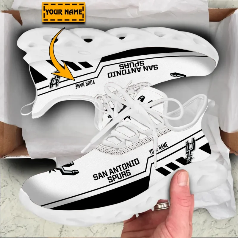 Max Soul Shoes, Exclusive Logo Sneakers For Fans Basketball PTS000NBA081525SAS1 - White - Image 2