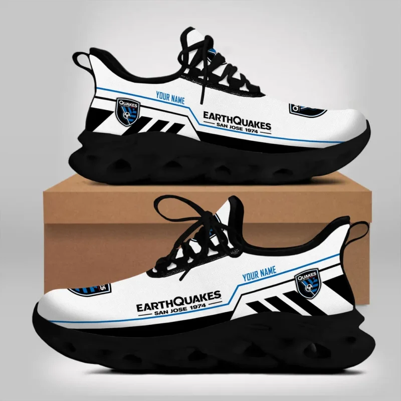 Soccer Club Max Soul Shoes, Exclusive Logo Sneakers For Fans PTS000MLS082025SJE1 - Black