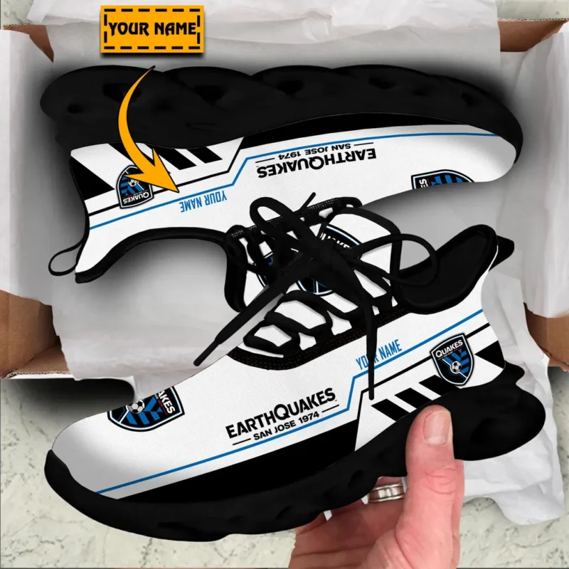 Soccer Club Max Soul Shoes, Exclusive Logo Sneakers For Fans PTS000MLS082025SJE1 - Black - Image 2