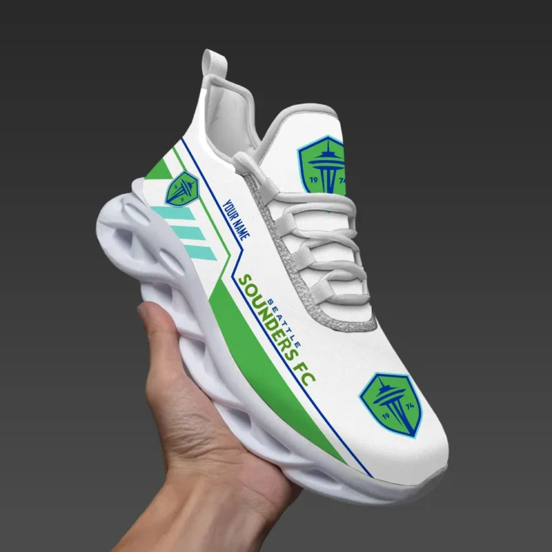Soccer Team Max Soul Shoes, Exclusive Logo Sneakers For Fans PTS000MLS082025SSFC1 - White - Image 3
