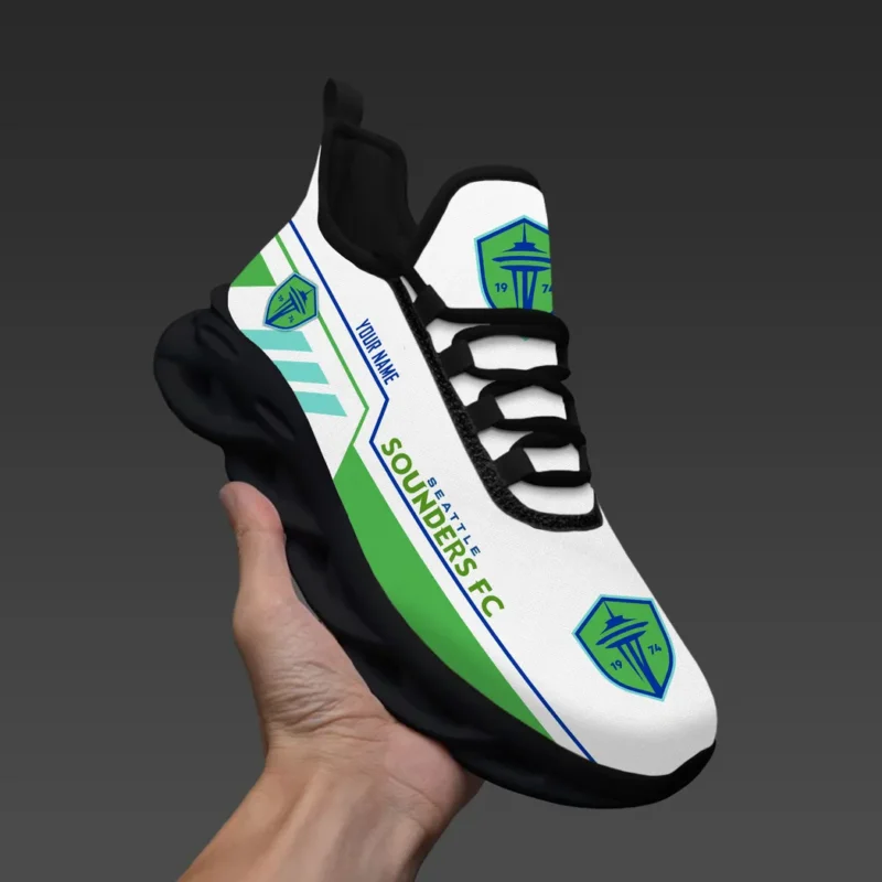 Soccer Team Max Soul Shoes, Exclusive Logo Sneakers For Fans PTS000MLS082025SSFC1 - Black - Image 3